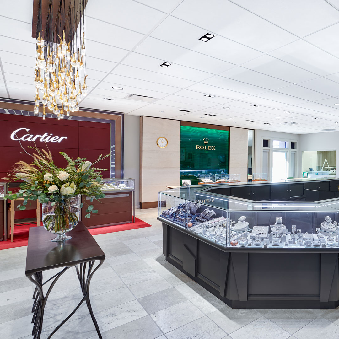 Rummele's Jewelers Authorized Rolex, Patek Philippe, Cartier, TAG Heuer Showroom