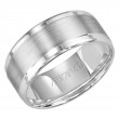 14KW Gents Engraved Wedding Band -8.5Mm -Size 10