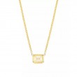 Roberto Coin Bezel-Set Horizontally Pendant