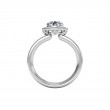 Ritani Vintage Halo Diamond Semi Mounting