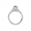 Ritani Tapered Pave Diamond Semi Mounting