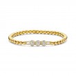 Hulchi Belluni Stretch Bracelet, 18K Yellow Gold