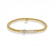 Hulchi Belluni Stretch Bracelet, 18K Yellow Gold