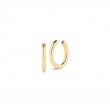Roberto Coin 18Kt Gold Medium Oval Hoop Earrings