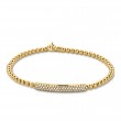 Hulchi Belluni Tresore Stretch Bracelet, 18k Yellow Gold