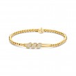 Hulchi Belluni Tresore Stretch Bracelet, 18k Yellow Gold