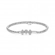 Hulchi Belluni Tresore Stretch Bracelet, 18k White Gold