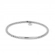 Hulchi Belluni Diamond Stretch Bracelet, 18K White Gold