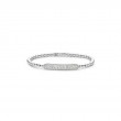 Hulchi Belluni Emerald Diamond Eternity Stretch Ring, 18K White Gold