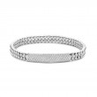 Hulchi Belluni Diamond Stretch Bracelet, 18K White Gold
