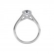 Ritani Pave Tulip  Solitaire Semi Mounting