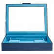 WOLF Indigo Sophia Jewelry Box with Window