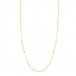 Roberto Coin 18K Yellow Designer Gold Paperclip & Round Link Necklace
