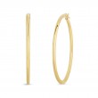 Roberto Coin 18K Yellow Gold Large Hoop Earrings