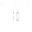 Roberto Coin 18K White Gold Small Round Hoop Earrings