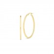 Roberto Coin 18K Yellow Gold Oval Hoop Earrings