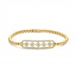 Hulchi Belluni Diamond Stretch Bracelet Set, 18K Yellow Gold