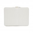 WOLF White Maria Large Zip Jewelry Case