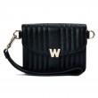 WOLF Black  Mimi Mini Bag with Wristlet