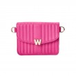 WOLF Pink  Mimi Mini Bag with Wristlet