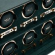 WOLF Green British Racing 6PC Watch Winder