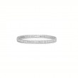 Roberto Coin 18K White Gold And Diamond Large Line Bracelet