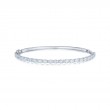 Oval Diamond Bangle