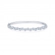 American Beauty Bangle With Marquise And Pear Diamonds
