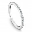 A Noam Carver 18K White Gold Wedding Band With .31Ctw In Full Cut Diamonds. G/H, Si.