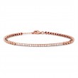 14K Rose Gold Diamond Bracelet