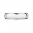 18K White Gold Gents Wedding Band