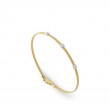 Masai Small Three Station Diamond Bracelet in Yellow Gold