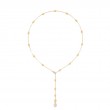 Marco Bicego Siviglia 18K Yellow Gold Lariat Necklace With Diamonds