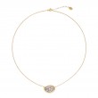 Marco Bicego Lunaria 18K Yellow & White Gold Alta Collection Diamond Pendant