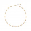 Marco Bicego 18K Yellow Gold Flattened Bead Station Style Chain