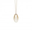 Marrakech Onde Yellow Gold Concentric Large Pendant