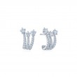 Starry Night Meteor Earrings with Diamonds