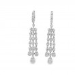 Sunburst Diamond Dangle Earrings
