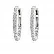 Rummeles Signature Inside/Outside Diamond Hoop Earrings