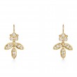 Temple St. Clair 18K Diamond Foglia Earrings