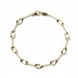 IPPOLITA 18K Yellow Gold Small Cushion Shaped Open Frame Station Bracelet