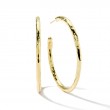IPPOLITA Thin Large Hammered Hoop Earrings