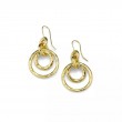 IPPOLITA 18K Yellow Gold Hammered Glamazon Mini Jet Drop Earrings