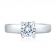 Platinum Classic Prong Set Solitaire Engagement Ring