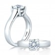 Platinum Classic Prong Set Solitaire Engagement Ring