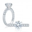 Platinum Classic Semi-Mounting Engagement Ring