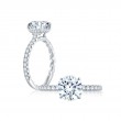 18K White Gold  Engagement Ring
