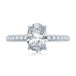 18K White Gold  Engagement Ring