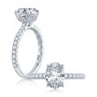 18K White Gold  Engagement Ring