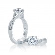 14K Rose Gold  Engagement Ring